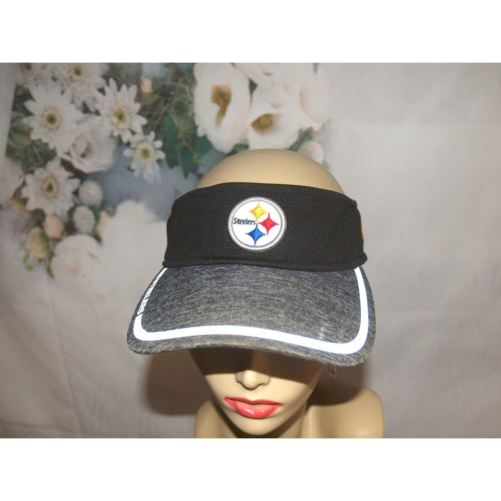 Pittsburgh Steelers Visor Golf Visor New Era Golf Visor Reflective Strip on Brim